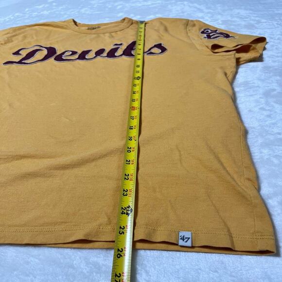 47 Brand Devils T-Shirt Men's M Embroidered ASU Local Sports Team San Antoinio - Picture 6 of 9